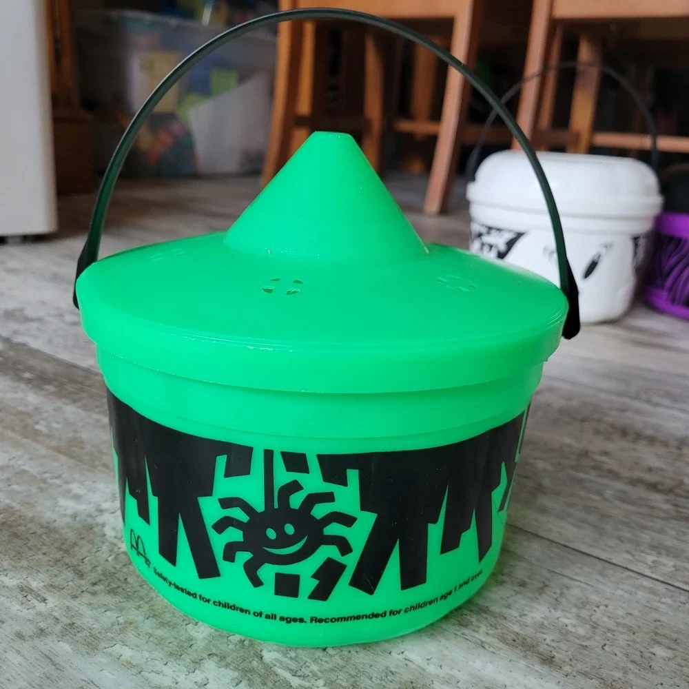 Vintage McDonald's Halloween Happy‎ Meal Boo Buckets Set Of 4 *Read Description